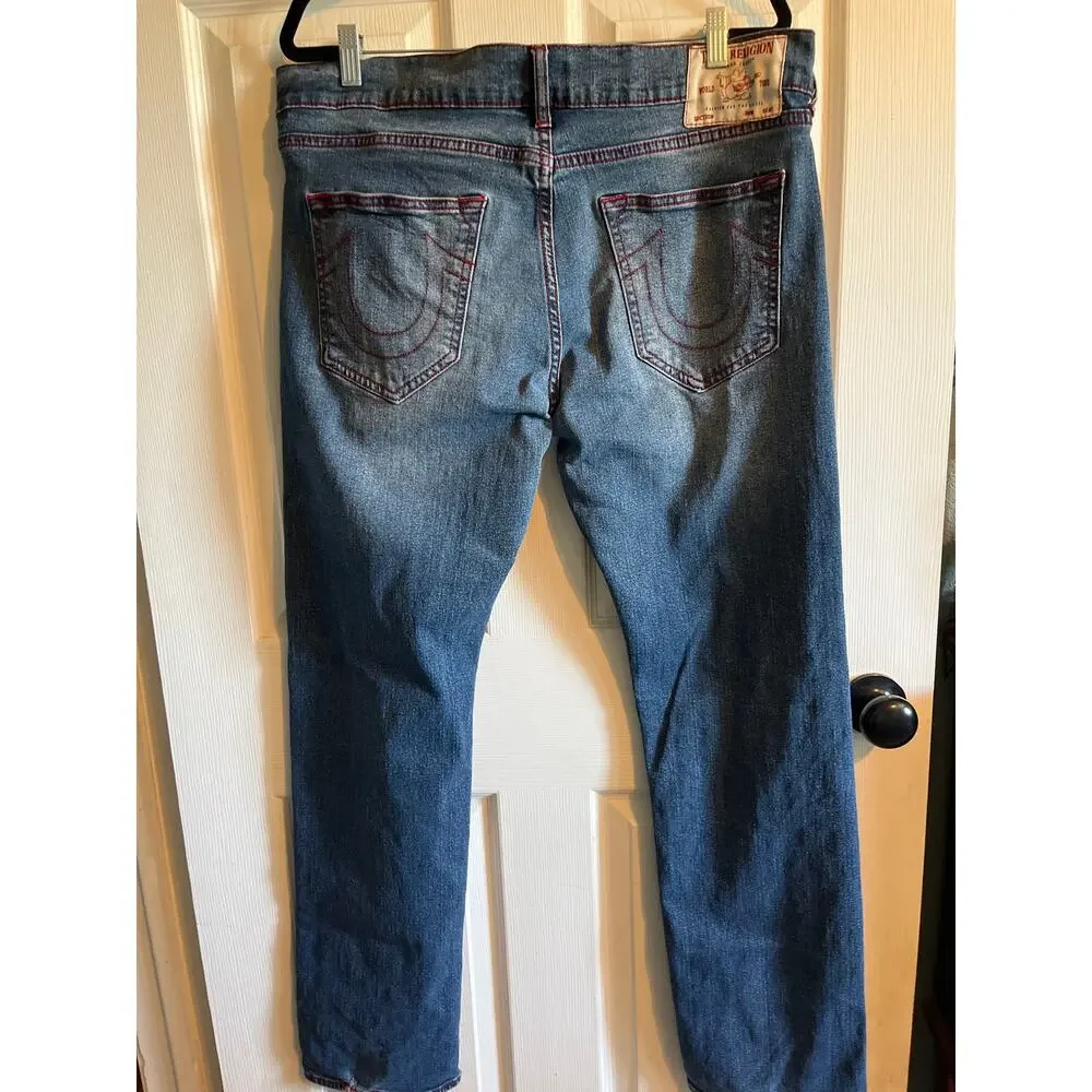 True religion men’s Ricky relaxed straight jeans size 36